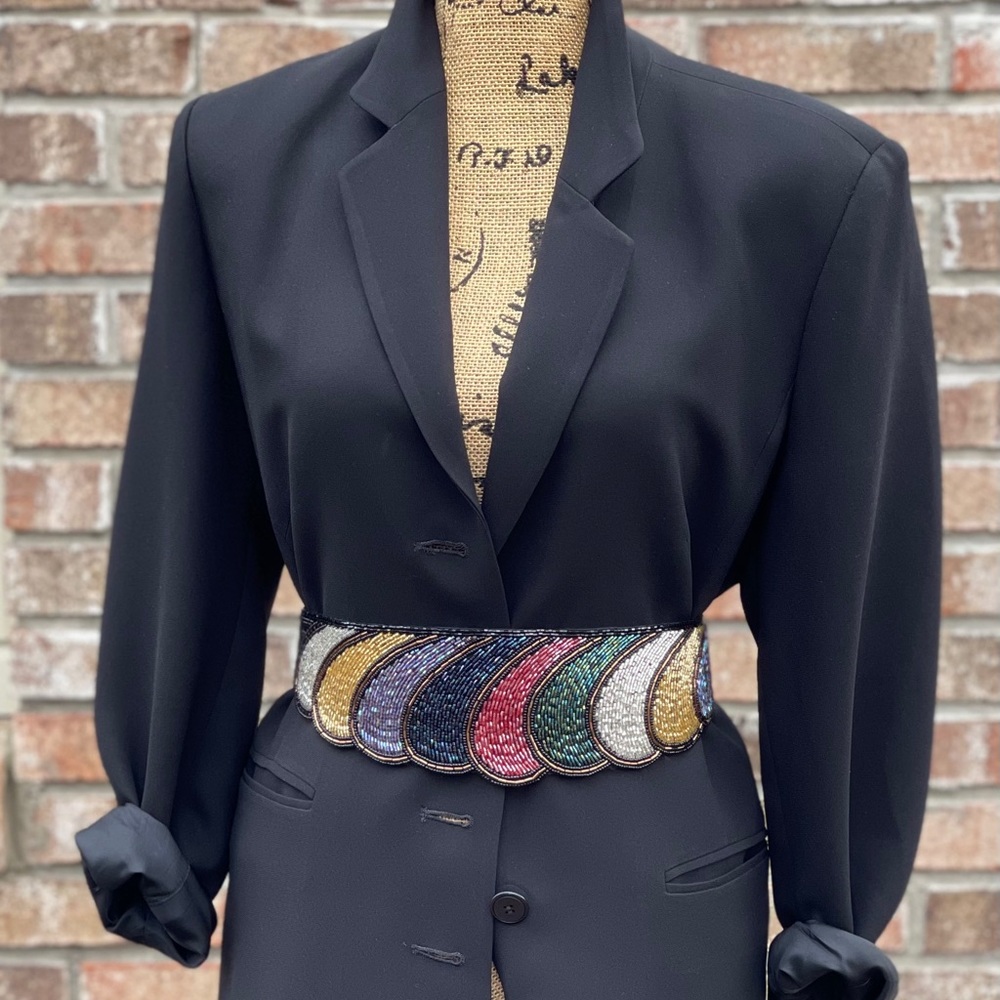 Vintage beaded belt